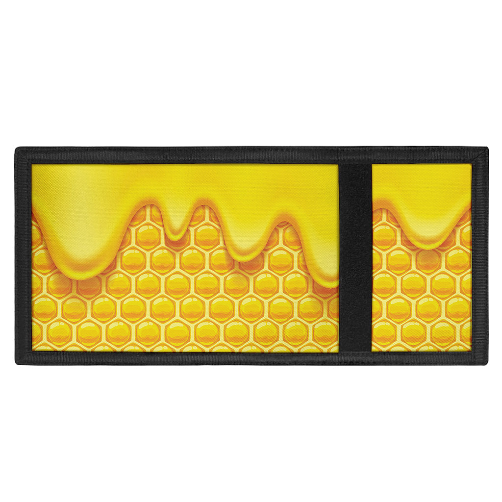Sweet Honey Honeycomb Print Trifold Wallet