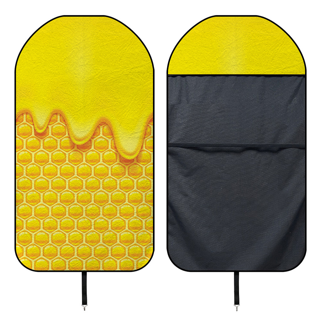 Sweet Honey Honeycomb Print Waterproof Car Seat Cover