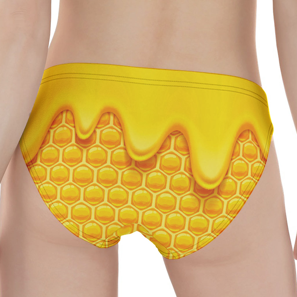 Sweet Honey Honeycomb Print Women's Panties