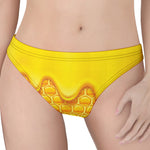 Sweet Honey Honeycomb Print Women's Thong