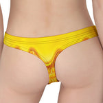 Sweet Honey Honeycomb Print Women's Thong