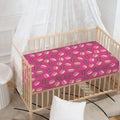 Sweet Macarons Pattern Print Baby Crib Sheet