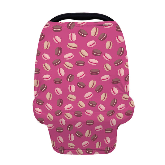 Sweet Macarons Pattern Print Baby Seat Cover