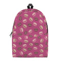 Sweet Macarons Pattern Print School Backpack