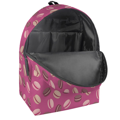 Sweet Macarons Pattern Print Backpack