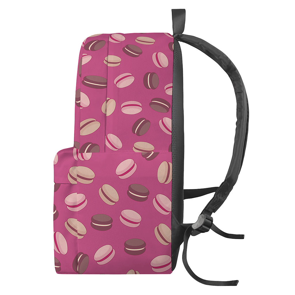 Sweet Macarons Pattern Print Backpack