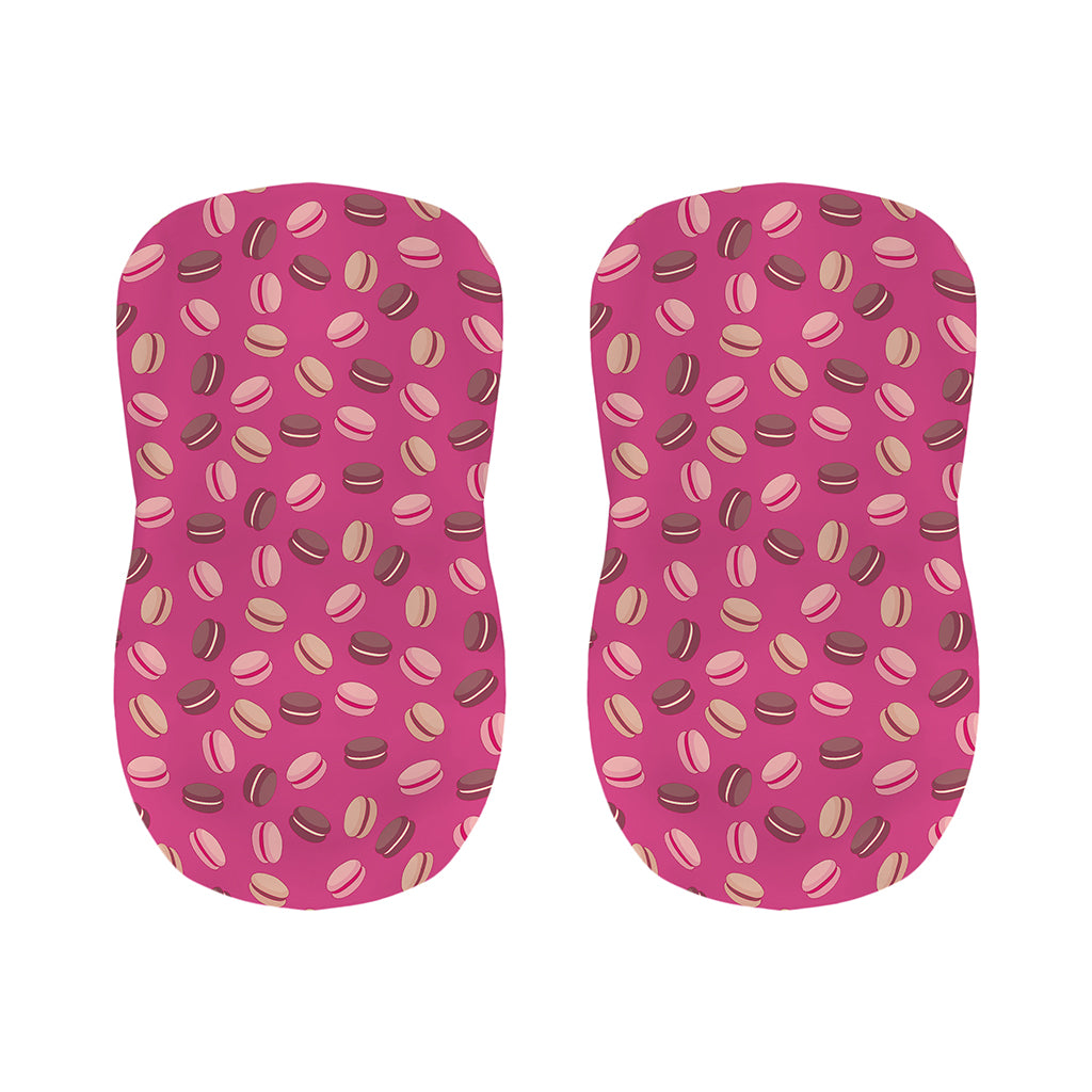 Sweet Macarons Pattern Print Bar Stool Covers