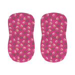 Sweet Macarons Pattern Print Bar Stool Covers