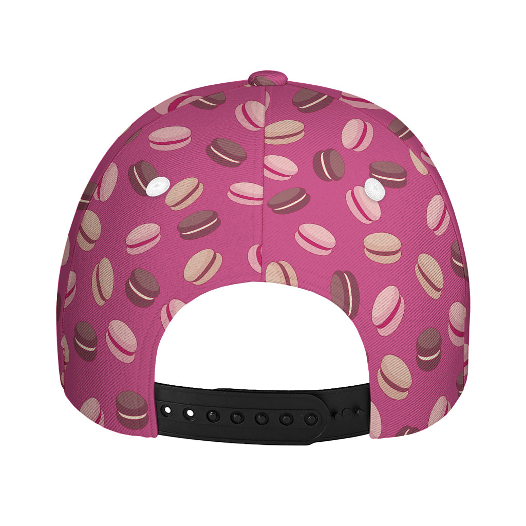 Sweet Macarons Pattern Print Baseball Cap