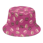 Sweet Macarons Pattern Print Bucket Hat