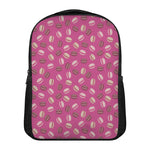 Sweet Macarons Pattern Print Casual Backpack