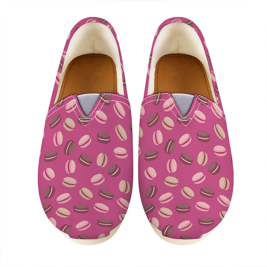 Sweet Macarons Pattern Print Casual Shoes