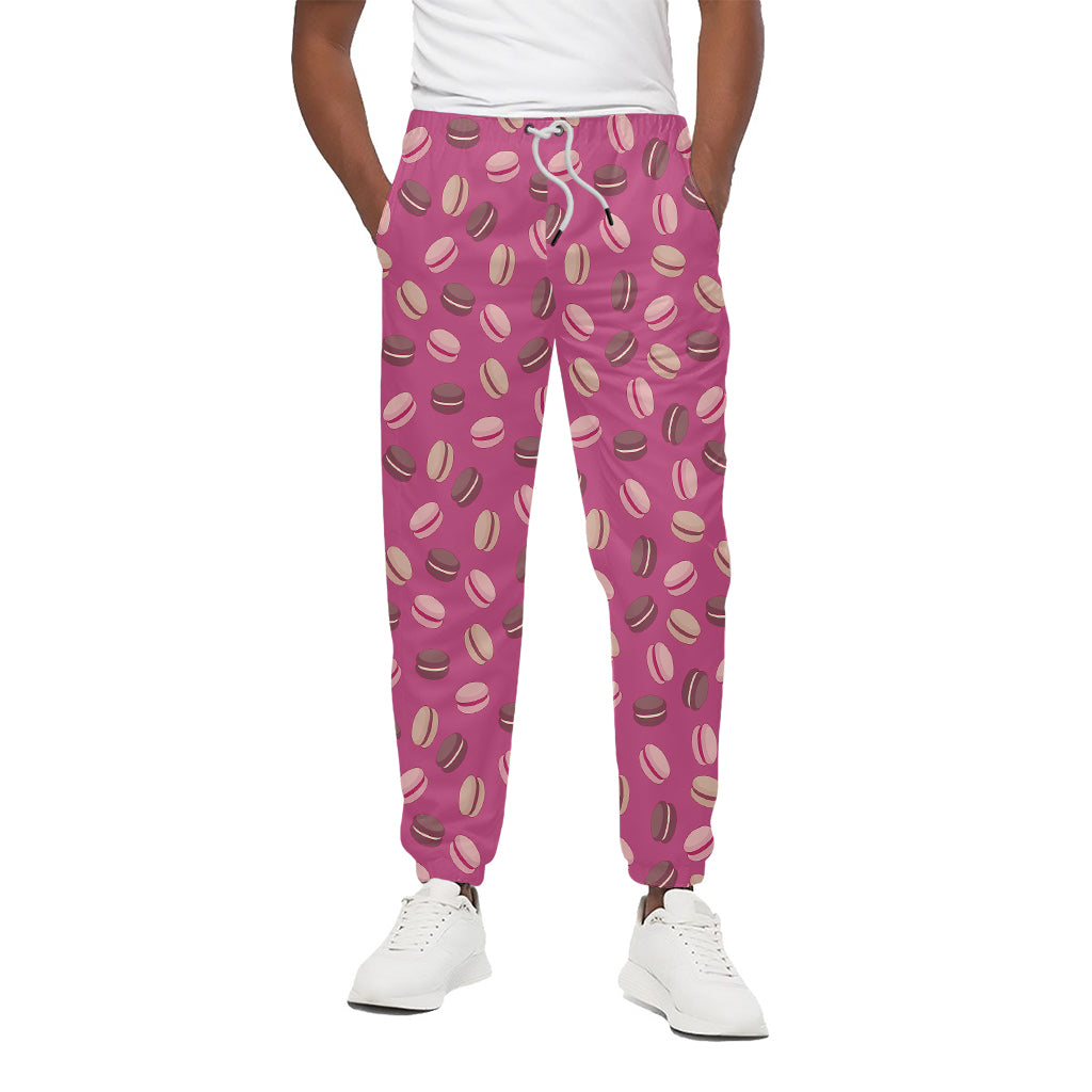 Sweet Macarons Pattern Print Cotton Pants
