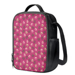Sweet Macarons Pattern Print Crossbody Lunch Bag