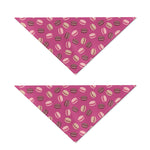 Sweet Macarons Pattern Print Dog Bandana