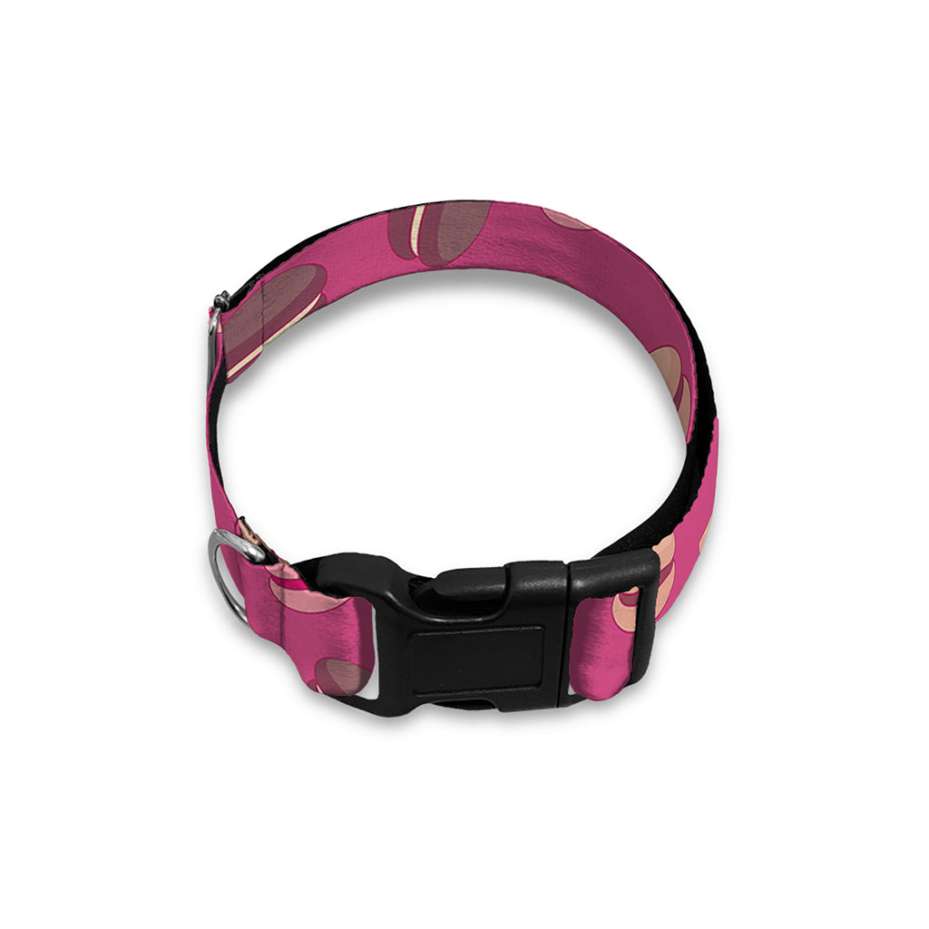 Sweet Macarons Pattern Print Dog Collar