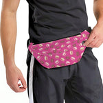 Sweet Macarons Pattern Print Fanny Pack