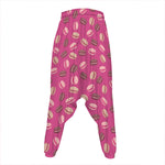 Sweet Macarons Pattern Print Hammer Pants