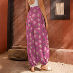 Sweet Macarons Pattern Print Harem Pants