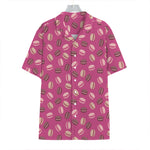 Sweet Macarons Pattern Print Hawaiian Shirt