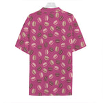Sweet Macarons Pattern Print Hawaiian Shirt