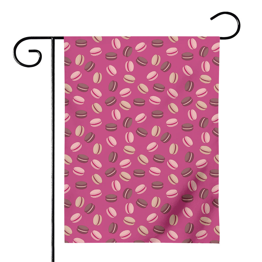 Sweet Macarons Pattern Print House Flag