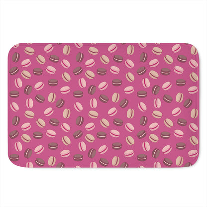 Sweet Macarons Pattern Print Indoor Door Mat