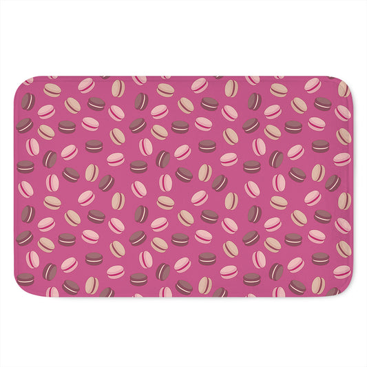 Sweet Macarons Pattern Print Indoor Door Mat