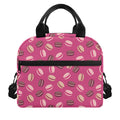 Sweet Macarons Pattern Print Insulated Lunch Bag