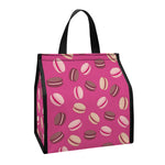 Sweet Macarons Pattern Print Insulated Lunch Tote