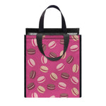 Sweet Macarons Pattern Print Insulated Lunch Tote