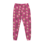 Sweet Macarons Pattern Print Jogger Pants