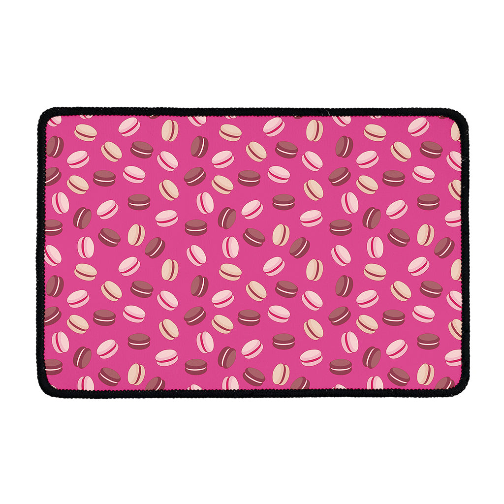 Sweet Macarons Pattern Print Kitchen Mat