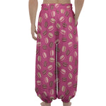 Sweet Macarons Pattern Print Lantern Pants