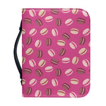 Sweet Macarons Pattern Print Leather Bible Cover