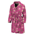 Sweet Macarons Pattern Print Men's Bathrobe