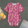 Sweet Macarons Pattern Print Men's Bodysuit
