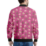 Sweet Macarons Pattern Print Men's Bomber Jacket