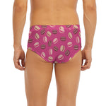 Sweet Macarons Pattern Print Men's Briefs