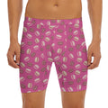Sweet Macarons Pattern Print Men's Long Boxer Briefs