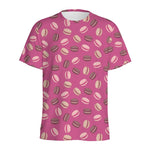 Sweet Macarons Pattern Print Men's Sports T-Shirt