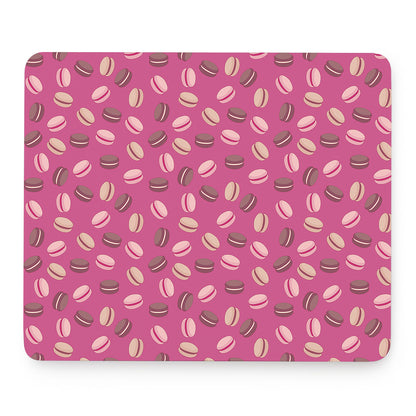 Sweet Macarons Pattern Print Mouse Pad