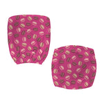 Sweet Macarons Pattern Print Office Chair Cover