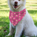 Sweet Macarons Pattern Print Over The Collar Dog Bandana