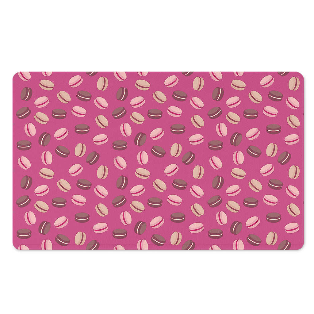 Sweet Macarons Pattern Print Polyester Doormat