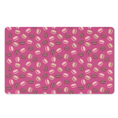 Sweet Macarons Pattern Print Polyester Doormat