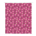 Sweet Macarons Pattern Print Polyester Shower Curtain