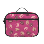 Sweet Macarons Pattern Print Portable Lunch Bag