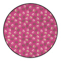 Sweet Macarons Pattern Print Round Floor Mat