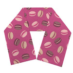 Sweet Macarons Pattern Print Scarf